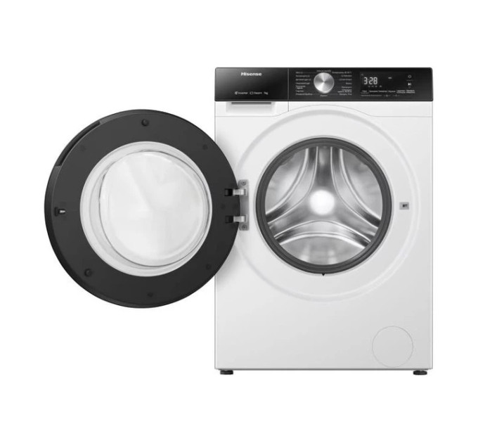 Пральна машина  Hisense WF3S7021BW/UA, 7кг/1200об/Інвертор/Чорний люк