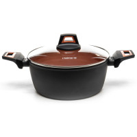 Каструля кована з кришкою  Hölmer CR-1342-SBMCL Carrot