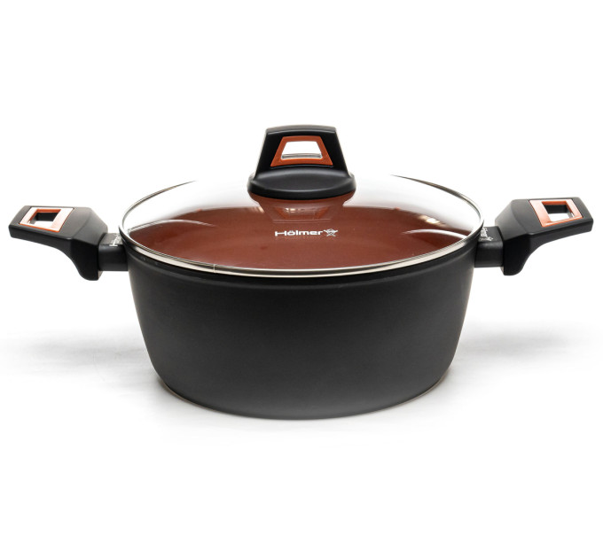 Каструля кована з кришкою  Hölmer CR-1342-SBMCL Carrot