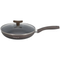 Сковорідка  Holmer Magnetic Chef 24 см з кришкою Коричнева (FP-12224-SBMBL)