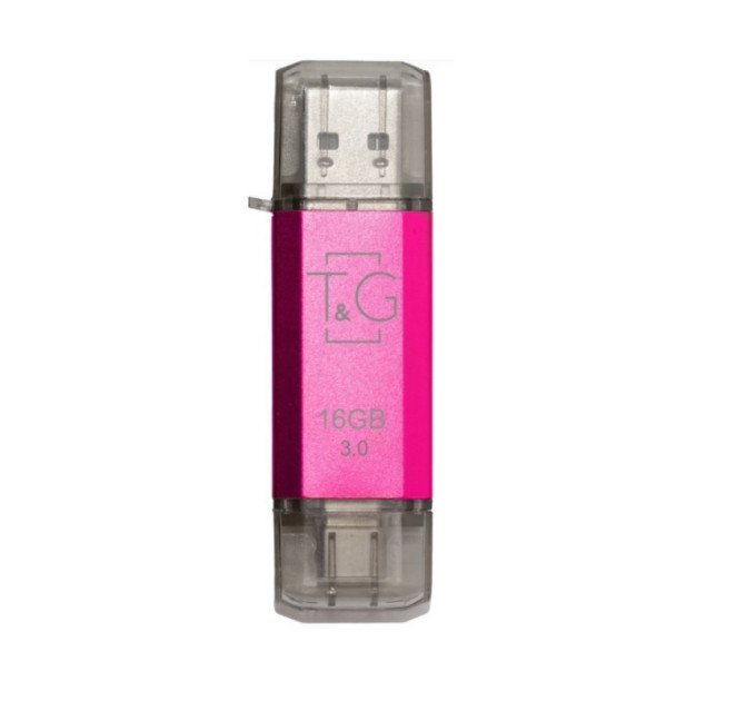 Флеш-накопичувач USB 3.0 16GB Type-C T&G 009 Star Series Fuchsia (TG009TC-16GFC3)