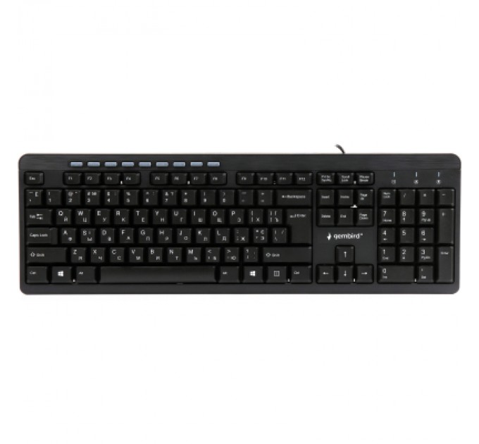 Gembird Клавіатура Gembird KB-UM-106-UA USB Black (KB-UM-106-UA)