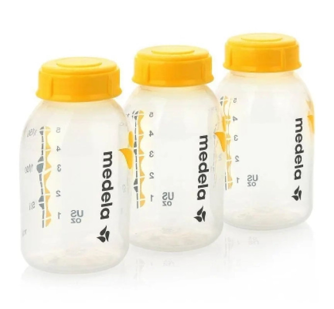 Medela Набір для годування новонароджених Medela пляшечок для збору і зберігання грудного молока 3 шт х 150 мл (800.0796)