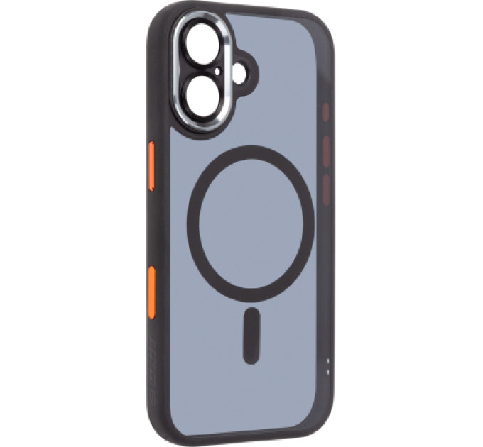 Armorstandart Чохол до мобільного телефона Armorstandart Unit MagCase SE Apple iPhone 17 Black Orange (ARM86314)