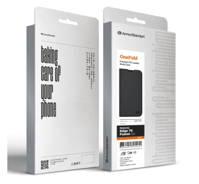 Armorstandart Чохол до мобільного телефона Armorstandart OneFold Case Motorola Edge 70 Fusion 5G Black (ARM91030)