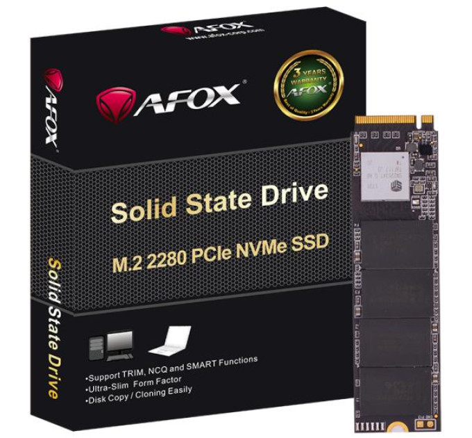 SSD-накопичувач  AFOX ME300 2280 PCIe 3.0 x4 256GB (ME300-256GN)Retail