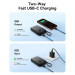 JOYROOM Батарея універсальна JOYROOM 10000mAh, 22.5W, PD, QC, built-in USB-C cable, Black (JR-PBF17)