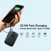 JOYROOM Батарея універсальна JOYROOM 10000mAh, 22.5W, PD, QC, built-in USB-C cable, Black (JR-PBF17)