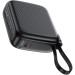 Acefast Батарея універсальна Acefast 10000mAh, 20W, PD, QC/3.0, build Type-C cable, M15, Black (6974316283973)