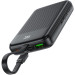 Acefast Батарея універсальна Acefast 10000mAh, 22.5W, PD, QC/3.0, build Type-C cable, M13, Black (6974316283959)