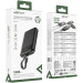 Acefast Батарея універсальна Acefast 10000mAh, 22.5W, PD, QC/3.0, build Type-C cable, M13, Black (6974316283959)