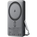 Acefast Батарея універсальна Acefast Magnetic Wireless 5000mAh, 18W, PD, QC/3.0, with holder M16, Black (6974316283997)