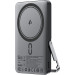 Acefast Батарея універсальна Acefast Magnetic Wireless 5000mAh, 18W, PD, QC/3.0, with holder M16, Black (6974316283997)