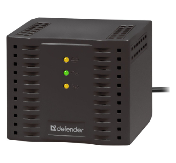 Defender Стабілізатор напруги Defender AVR Premium 1500 600W, 4 розетки, Black (99060)