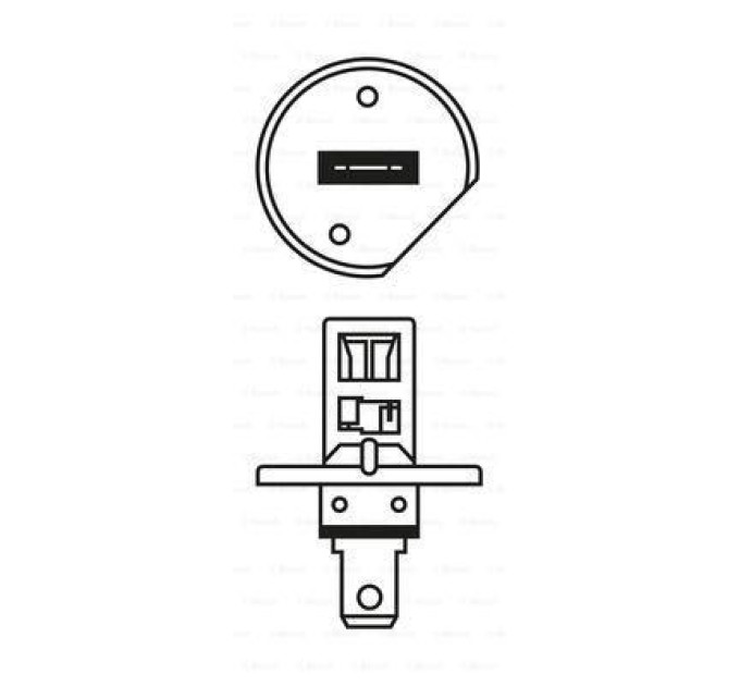 Bosch Автолампа Bosch галогенова 55W (1 987 302 801)