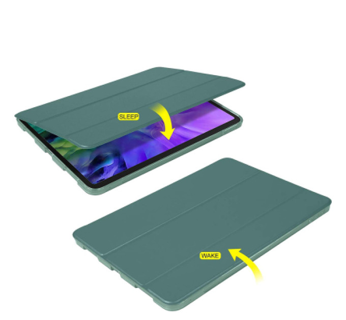 BeCover Чохол до планшета BeCover Tri Fold Hard BeCover Apple iPad Pro 11 2020/2021/2022 Dark Green (709667)