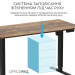 OfficePro Комп'ютерний стіл OfficePro ODE1470DW Dark Wood/Black (ODE1470DW)