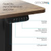 OfficePro Комп'ютерний стіл OfficePro ODE1470DW Dark Wood/Black (ODE1470DW)