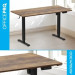 OfficePro Комп'ютерний стіл OfficePro ODE1470DW Dark Wood/Black (ODE1470DW)