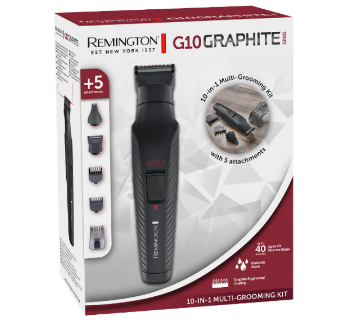 Remington Тример універсальний Remington PG2100 G10 Graphite 10-in-1 Multigrooming Kit