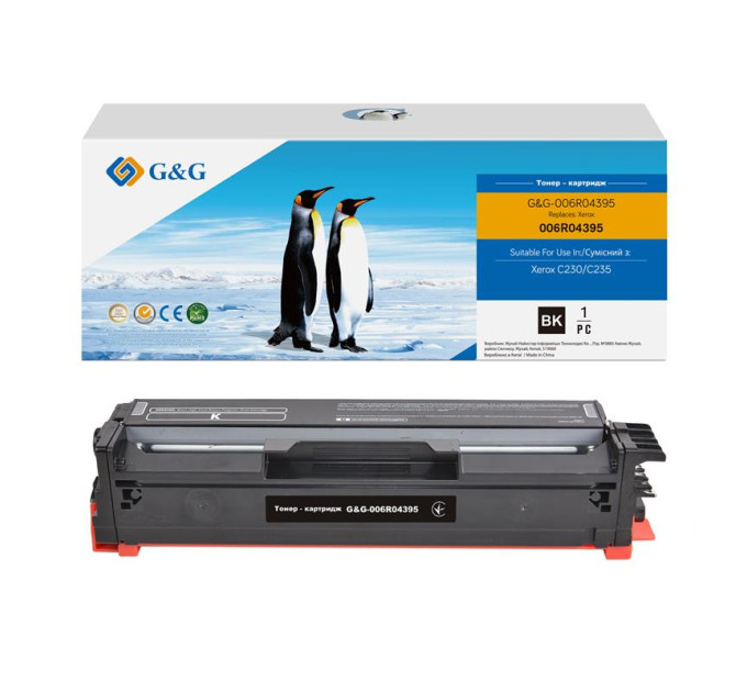G&G Картридж G&G для Xerox C230/C235 Black (3000 стор)