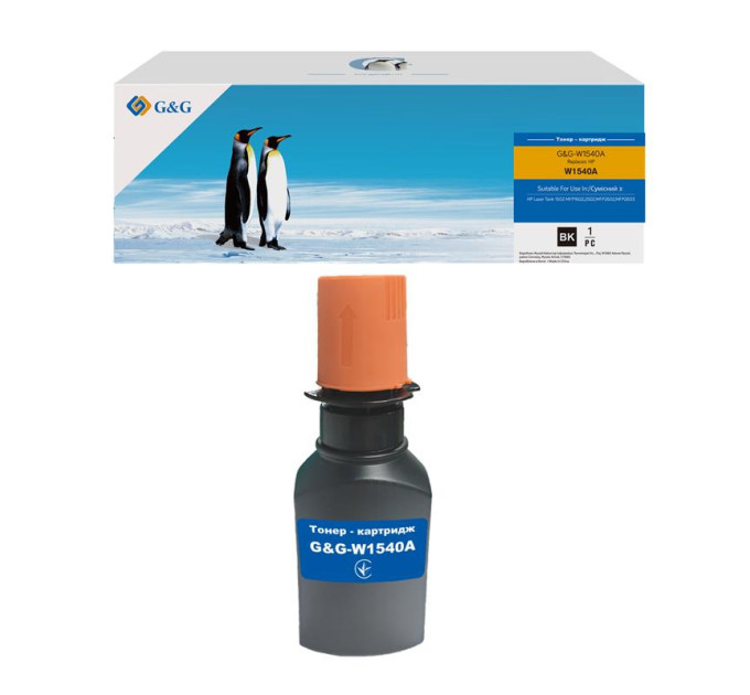 G&G Тонер G&G до HP 154A LJ Tank 1502/1602/2603 Black (2 500стор)