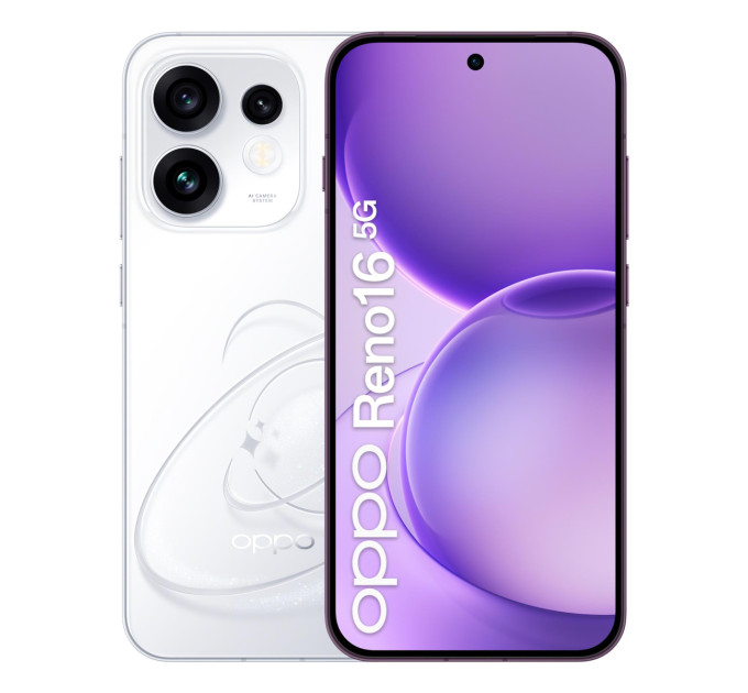 Oppo Мобільний телефон RENO16 12/256 CPH2865 POP WHITE OPPO