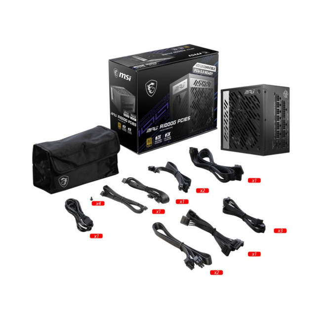 MSI Блок живлення MSI MPG A1000G PCIE5 850W