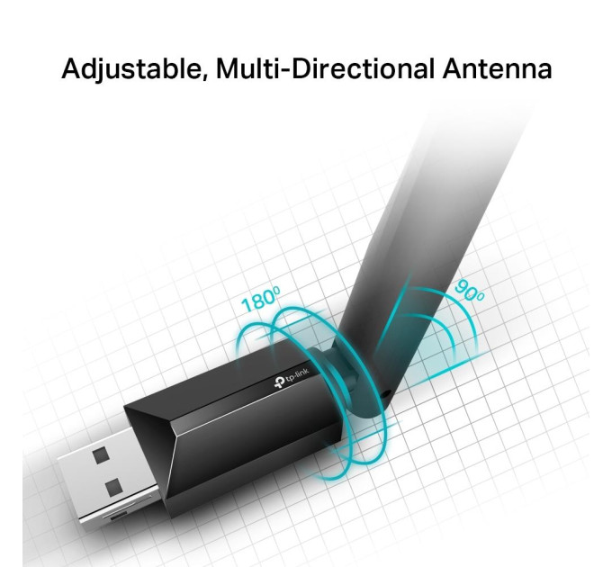 TP-Link Безпровідний Wi-Fi адаптер  TP-LINK Archer T2U Plus