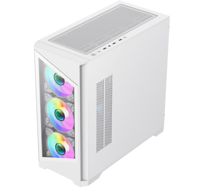 Корпус  Gamemax Destroyer TGW White with window