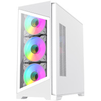 Корпус  Gamemax Destroyer TGW White with window