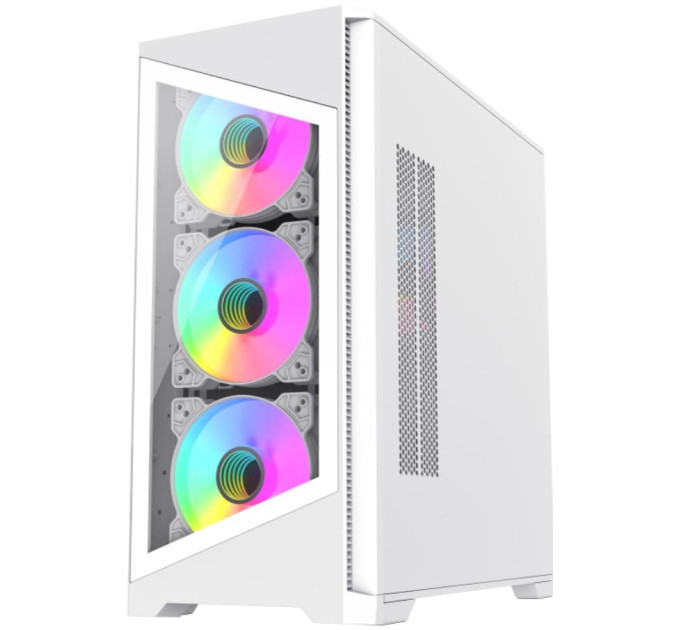 Корпус  Gamemax Destroyer TGW White with window