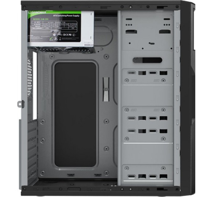 Корпус  GameMax ET-211-400W-2U3 Black 400W