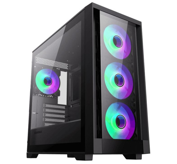 Корпус  Gamemax Defender TG Black with window