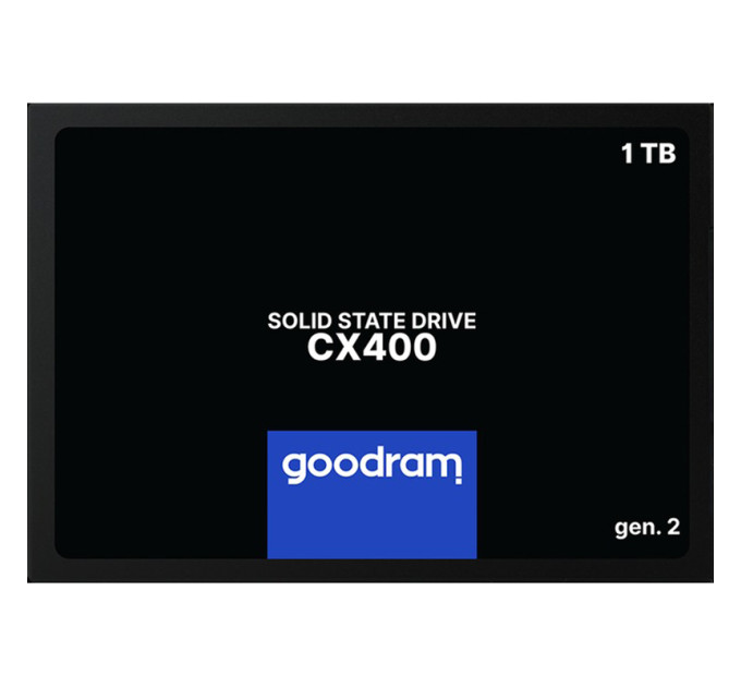 SSD-накопичувач 1ТB GOODRAM CX400 Gen.2 2.5" SATAIII 3D TLC (SSDPR-CX400-01T-G2)