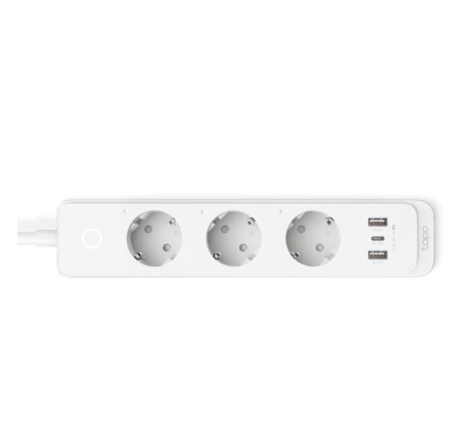 TP-Link Мережевий фільтр  TP-Link Tapo P300 3/1.5m USB White