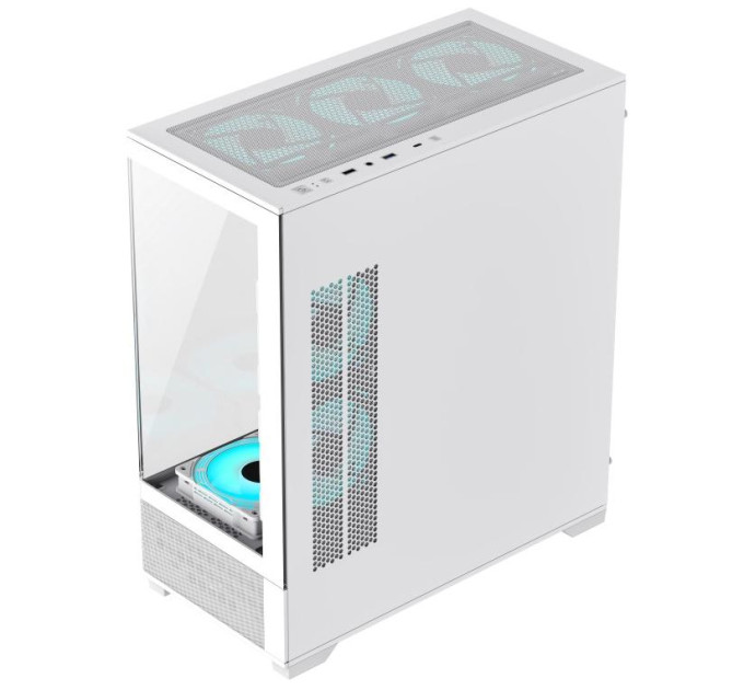 Корпус  Gamemax Vista AW White with window