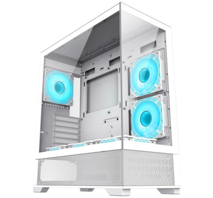 Корпус  Gamemax Vista AW White with window