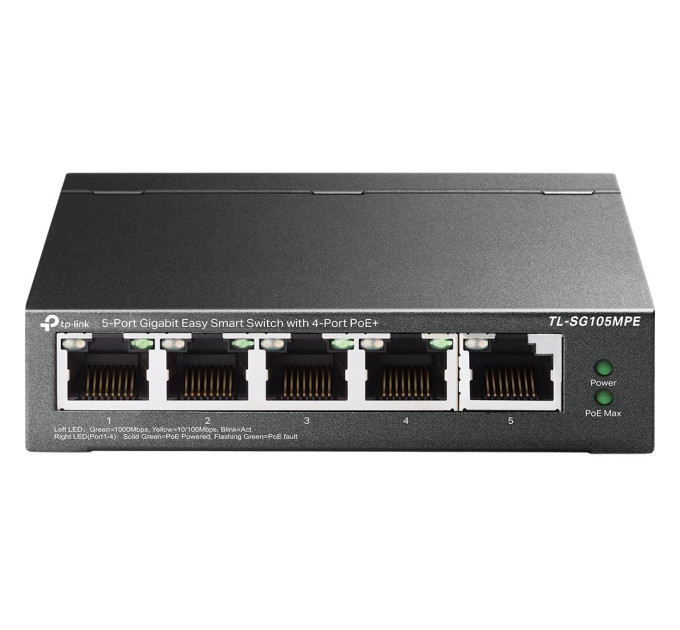 TP-Link Комутатор  TP-Link TL-SG105MPE