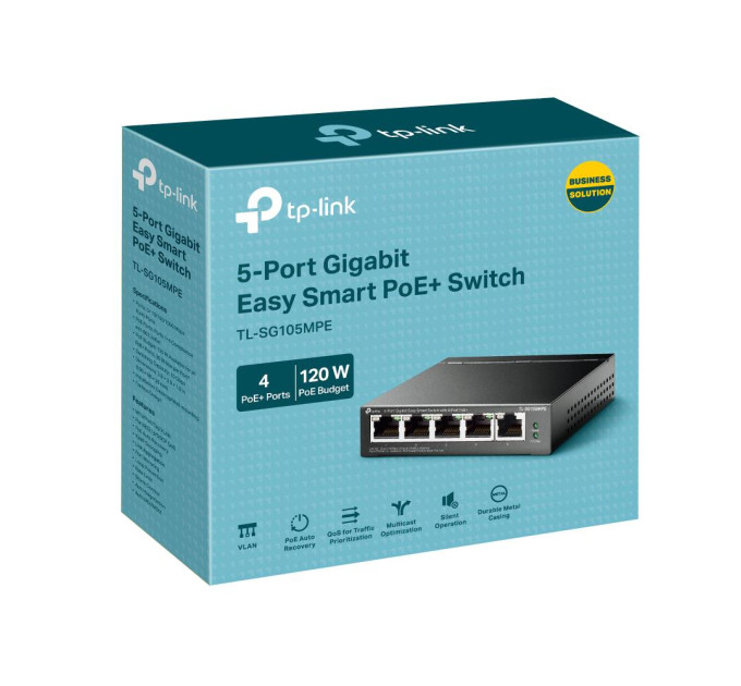 TP-Link Комутатор  TP-Link TL-SG105MPE