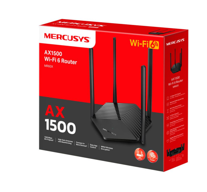 Mercusys Wi-Fi Роутер  Mercusys MR60X