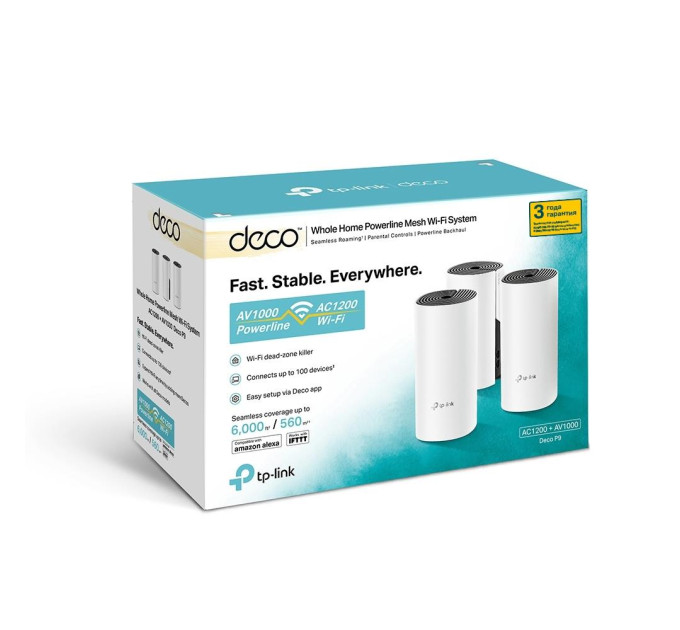 TP-Link Wi-Fi система TP-LINK Deco P9 (3-PACK)