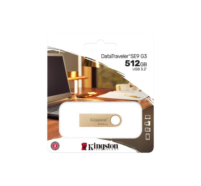 Флешка 512GB Kingston DataTraveler SE9 G3 (DTSE9G3/512GB)