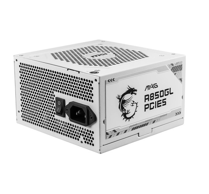 MSI Блок живлення  MSI 850W (MAG A850GL PCIE5 WHITE)