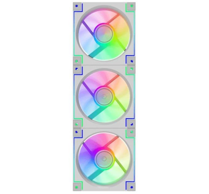 Кулер  Gamemax RD300 WH ARGB Fan 3in1 Kit