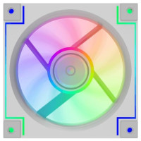 Кулер  Gamemax RD300 WH ARGB Fan 3in1 Kit