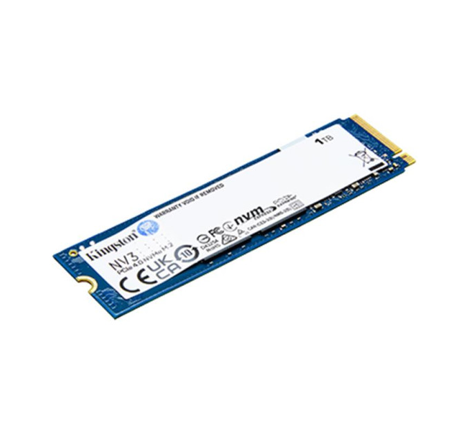 Kingston SSD накопичувач Kingston 1TB M.2 NVMe NV3 M.2 2280 PCIe Gen4.0 x4 (SNV3S/1000G)