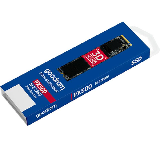 Накопичувач SSD  1TB Goodram PX500 M.2 2280 PCIe 3.0 x4 NVMe 3D TLC (SSDPR-PX500-01T-80-G3)