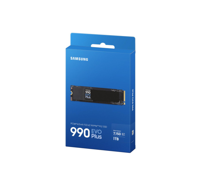 Samsung SSD накопичувач 1ТB Samsung 990 EVO Plus M.2 2280 PCIe 5.0 x4 NVMe V-NAND TLC (MZ-V9S1T0BW)