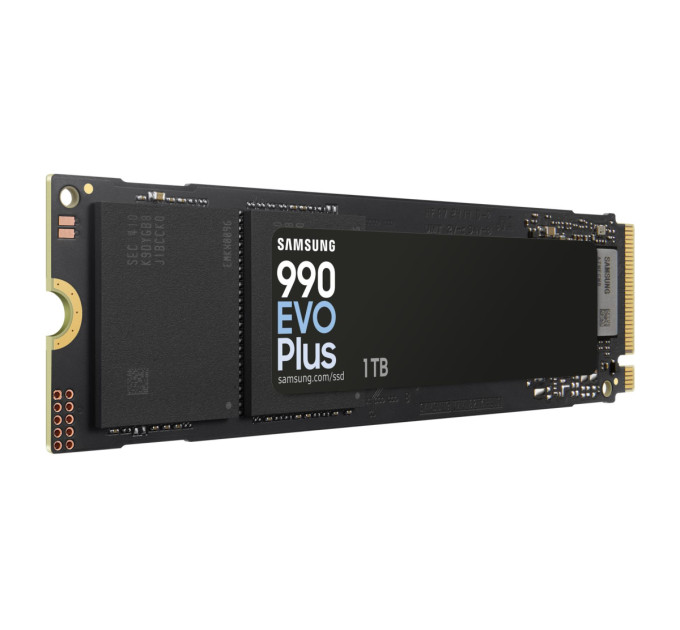 Samsung SSD накопичувач 1ТB Samsung 990 EVO Plus M.2 2280 PCIe 5.0 x4 NVMe V-NAND TLC (MZ-V9S1T0BW)